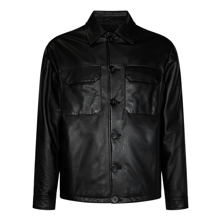 Leather Jackets Emporio Armani