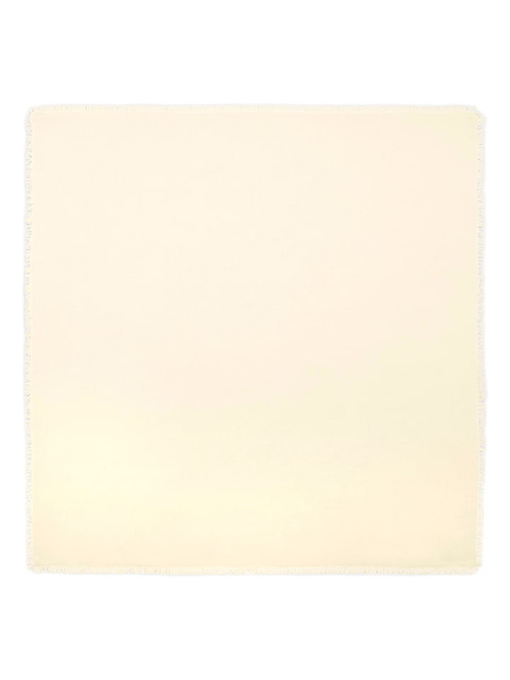 Perfect Cashmere Kaszmirowa chusta "Briones" w kolorze białym - 90 x 90 cm