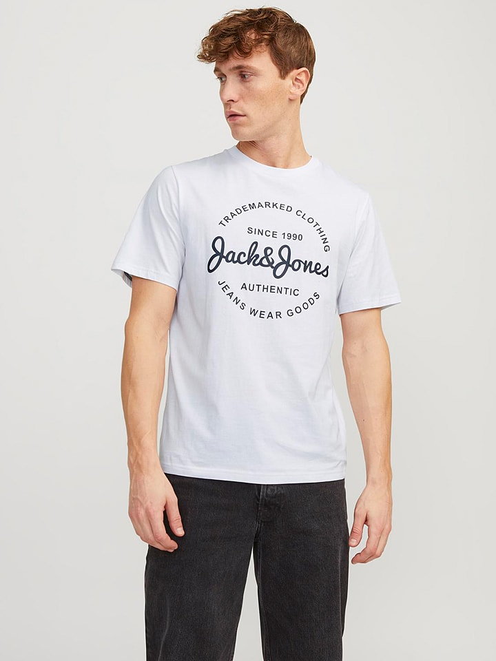 Jack & Jones Koszulka w kolorze białym