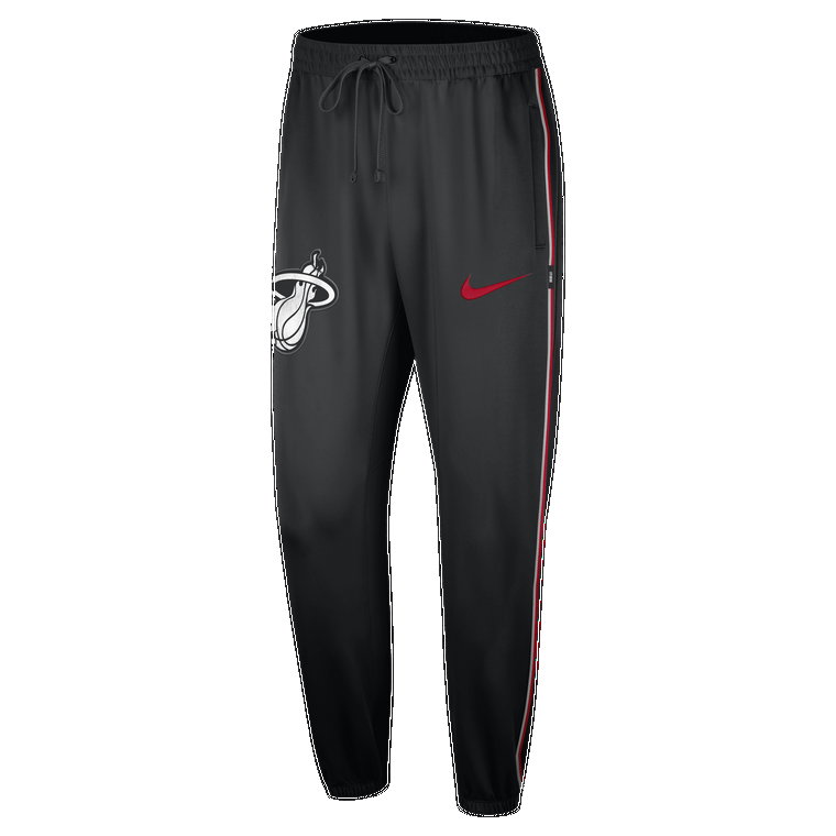 Spodnie męskie Nike Dri-FIT NBA Miami Heat Showtime City Edition - Czerń