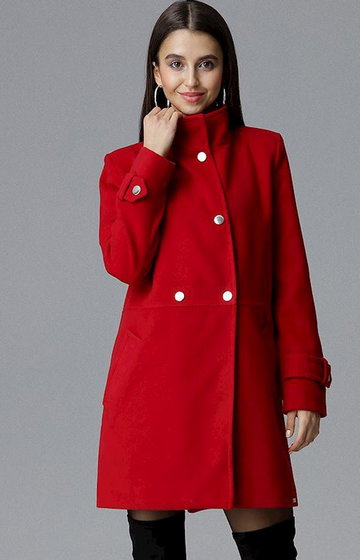 Czerwone płaszcze, kolekcja damska na sezon jesień 2022 | LaModa