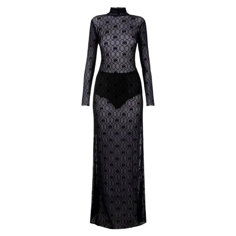 Czarne sukienki dla kobiet Elisabetta Franchi