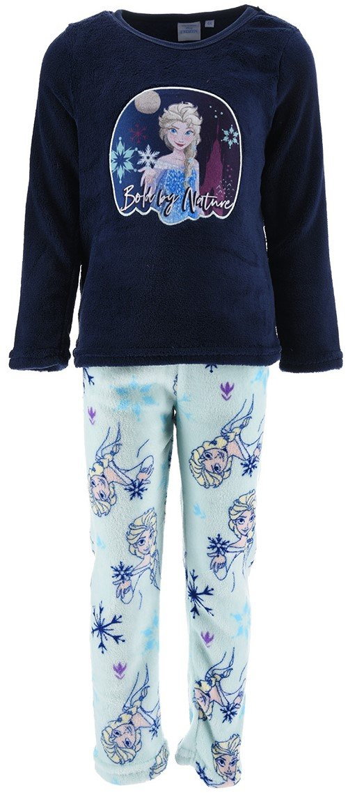Granatowo - turkusowa piżama dla dziewczynki Frozen rozmiar 110 cm
