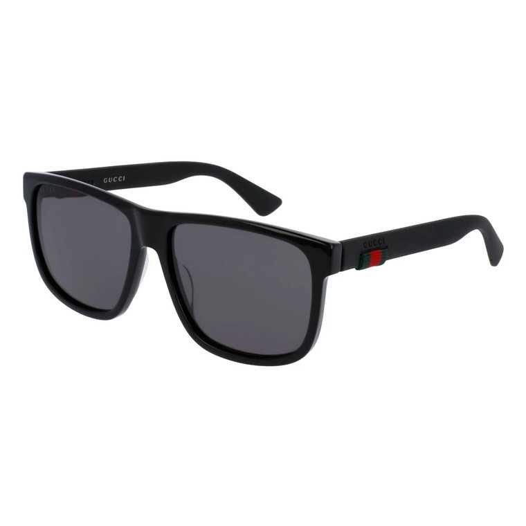 Przezroczyste prostokątne okulary przeciwsłoneczne Wayfarer Gucci