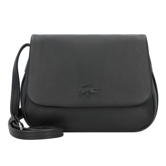 Lacoste Torba na ramię Skórzany 22 cm noir