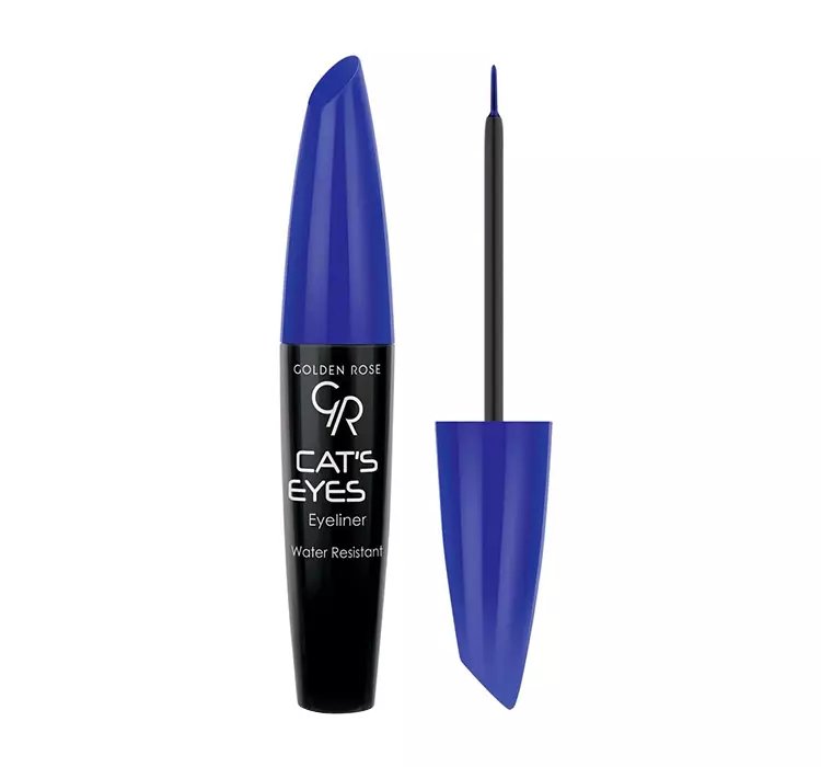 GOLDEN ROSE CAT'S EYES WODOODPORNY EYELINER MATTE BLUE 6ML