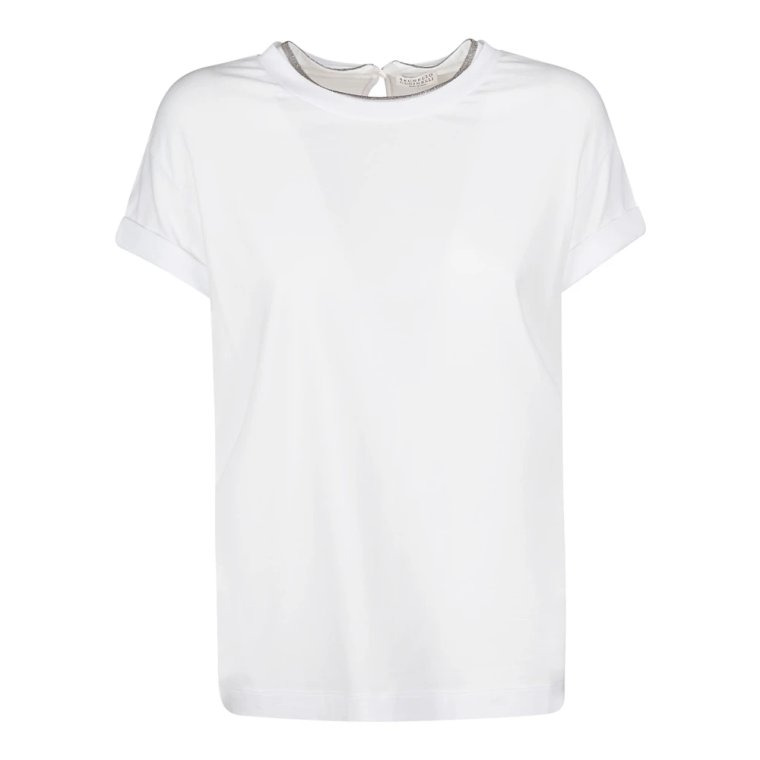 Casual Bawełniany T-shirt Brunello Cucinelli