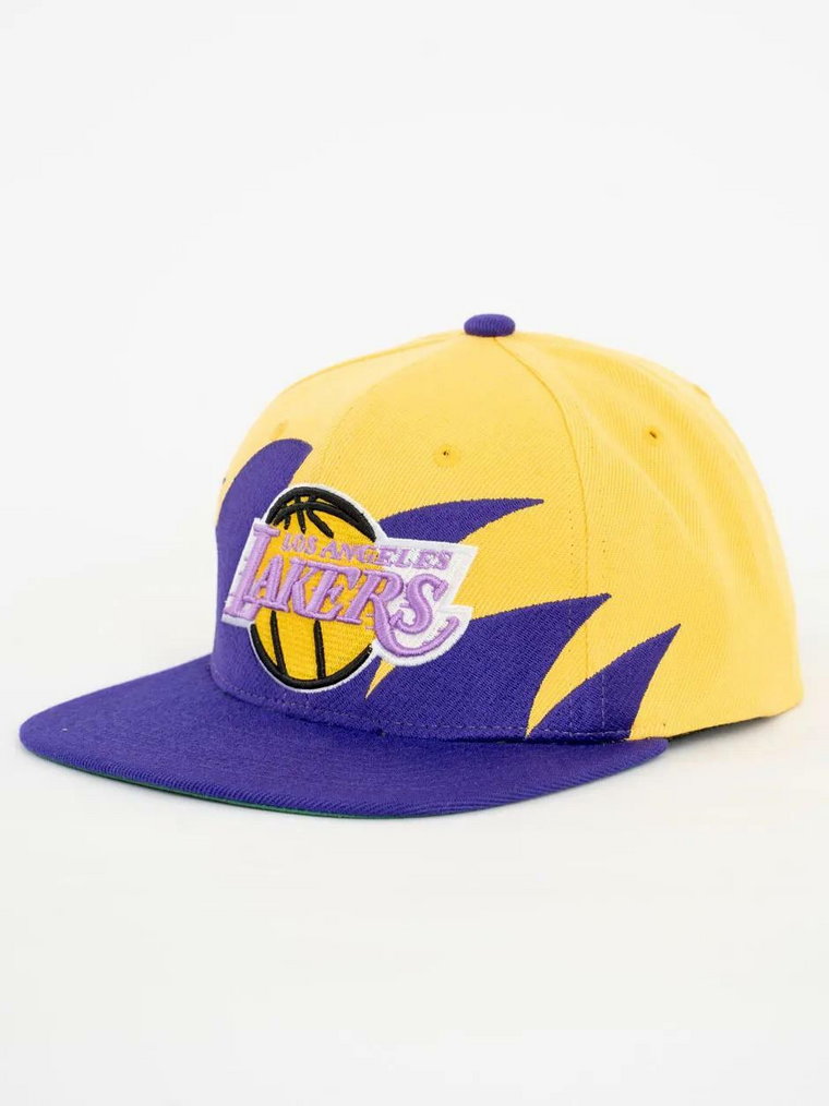 Czapka Snapback Mitchell & Ness Los Angeles Lakers NBA Sharktooth HWC Żółta / Fioletowa