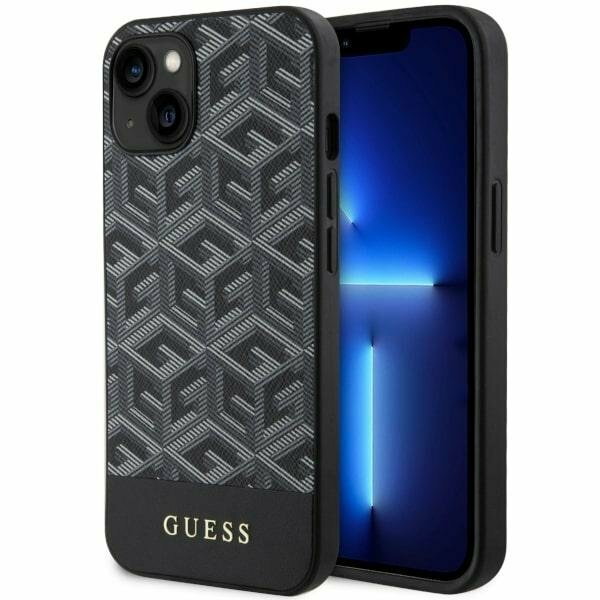 Guess GUHMP14SHGCFSEK iPhone 14 6.1" czarny/black hardcase GCube Stripes MagSafe