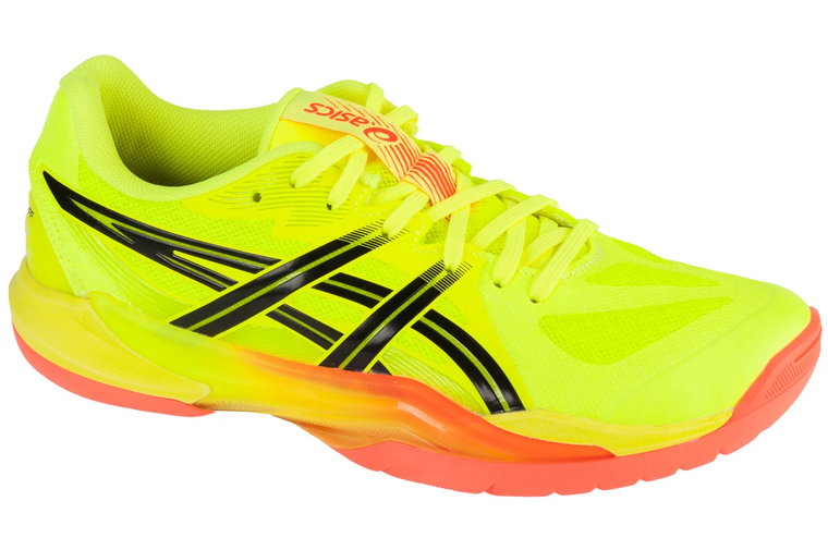 ASICS Powerbreak FF Paris 1071A110-750, Męskie, Żółte, buty do siatkówki, przewiewna siateczka, rozmiar: 42,5