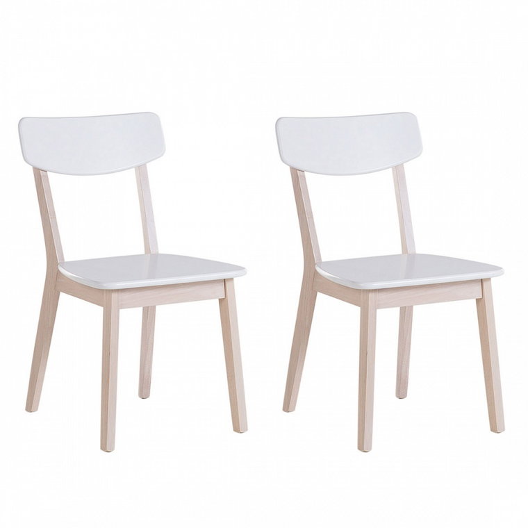 Zestaw do jadalni 2 krzesła białe Orlando BLmeble kod: 4260586359398