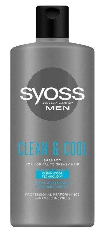 Syoss Men Clean & Cool -  Szampon do włosów 440ml