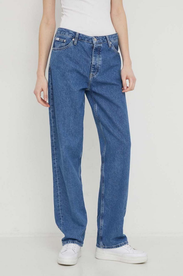 Calvin Klein Jeans jeansy damskie high waist