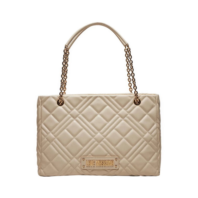 Ivory Shopper Elegancka Praktyczna Moschino