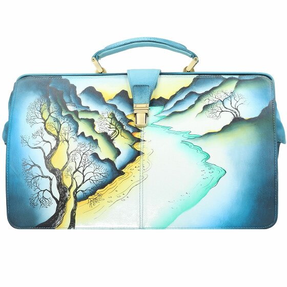 Greenland Nature Art+Craft Doctor Case Leather 37 cm handbemalt