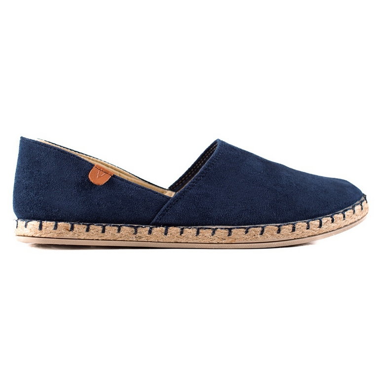 Granatowe Espadryle VINCEZA