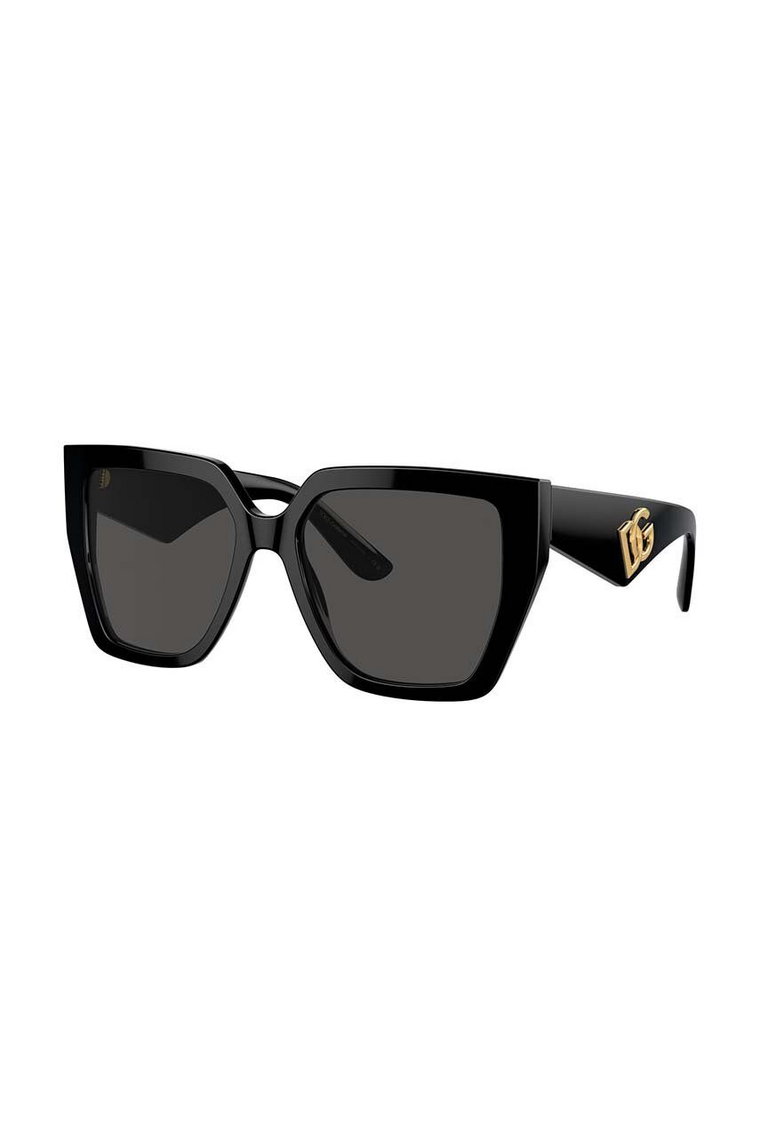 Dolce & Gabbana okulary przeciwsłoneczne damskie kolor czarny 0DG4438