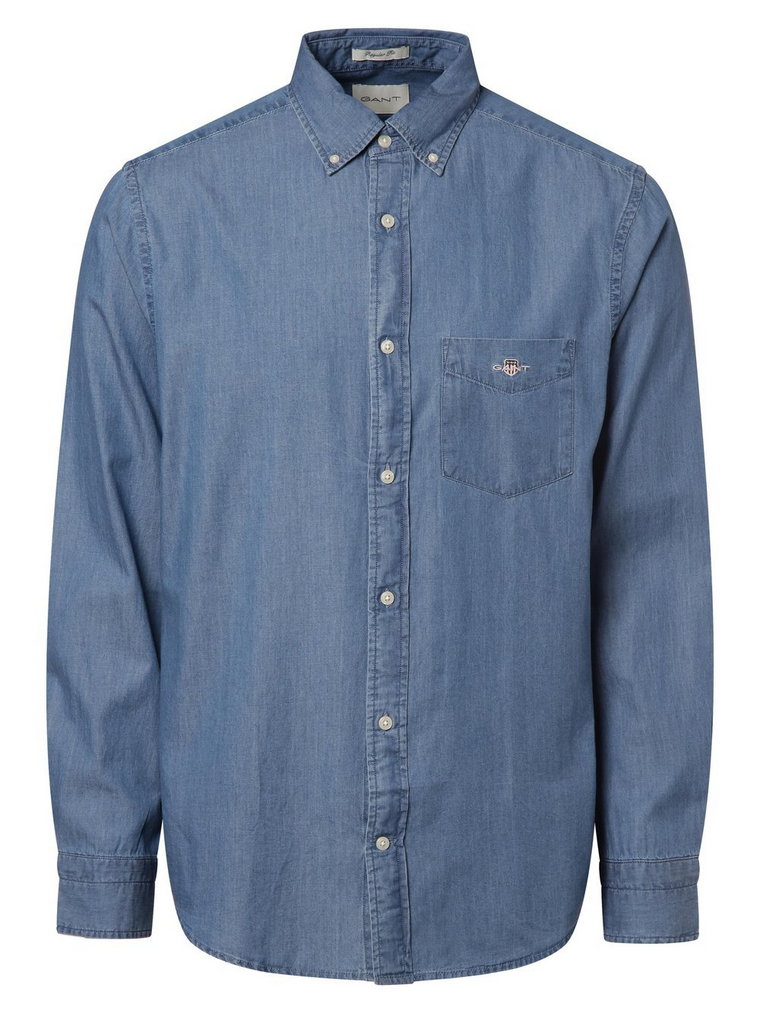 Gant - Koszula męska, niebieski