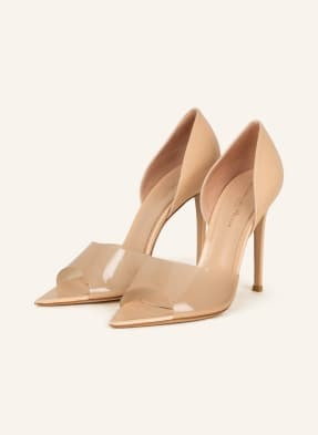 Gianvito Rossi Buty Bez Palców Bree beige