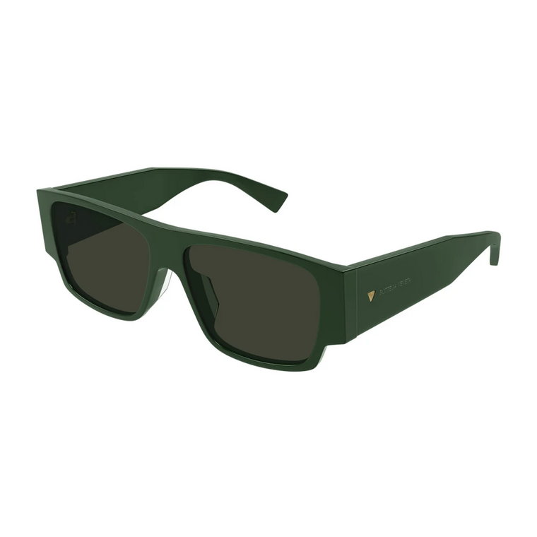 Prostokątne Zielone Okulary Przeciwsłoneczne Bv1286S 003 Bottega Veneta