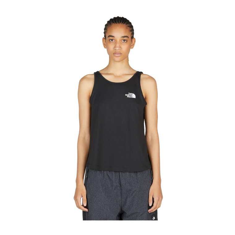 Bawełniany Jersey Tank Top z okrągłym dekoltem The North Face