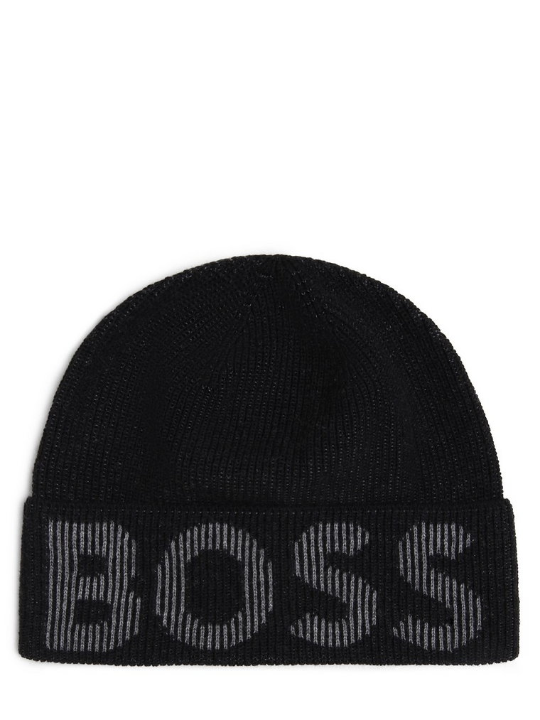 BOSS - Czapka męska  Lamico_Hat, czarny