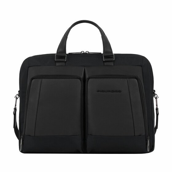 Piquadro Wallaby Teczka 42 cm Komora na laptopa black