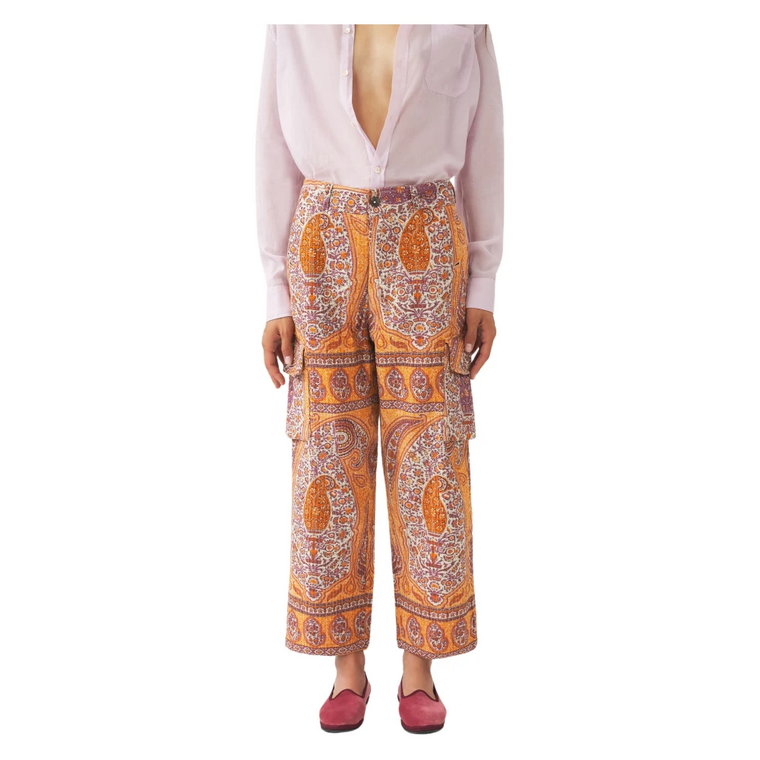 Spodnie z nadrukiem Tajar Antik Batik