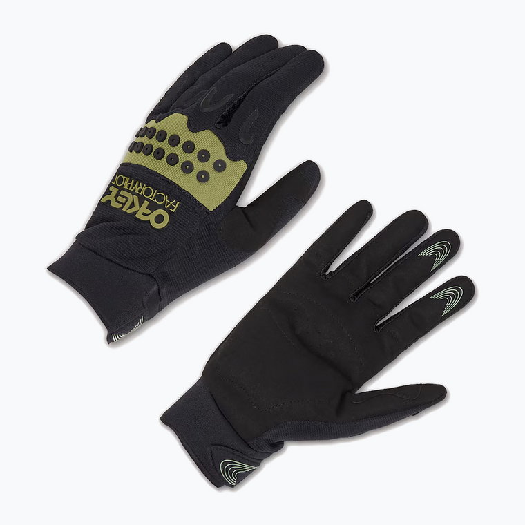 Rękawiczki rowerowe Oakley Switchback MTB Glove 2.0 black/fern