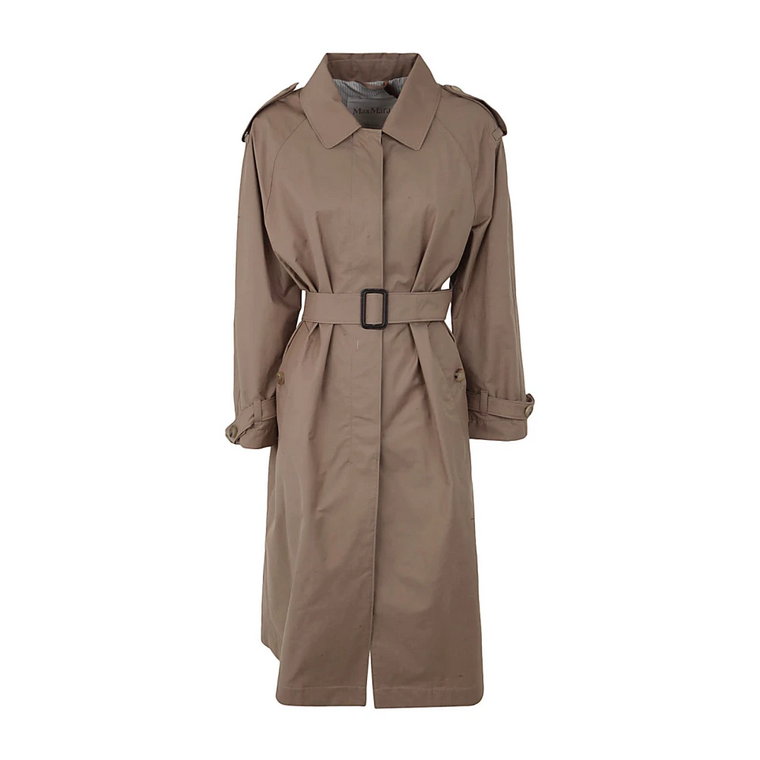 Klasyczny Trenchcoat z Kołnierzykiem Max Mara