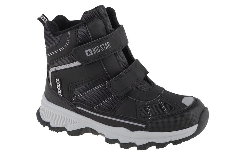 Big Star Trekking K Shoes KK374157, Dla chłopca, Czarne, buty trekkingowe, skóra syntetyczna, rozmiar: 28