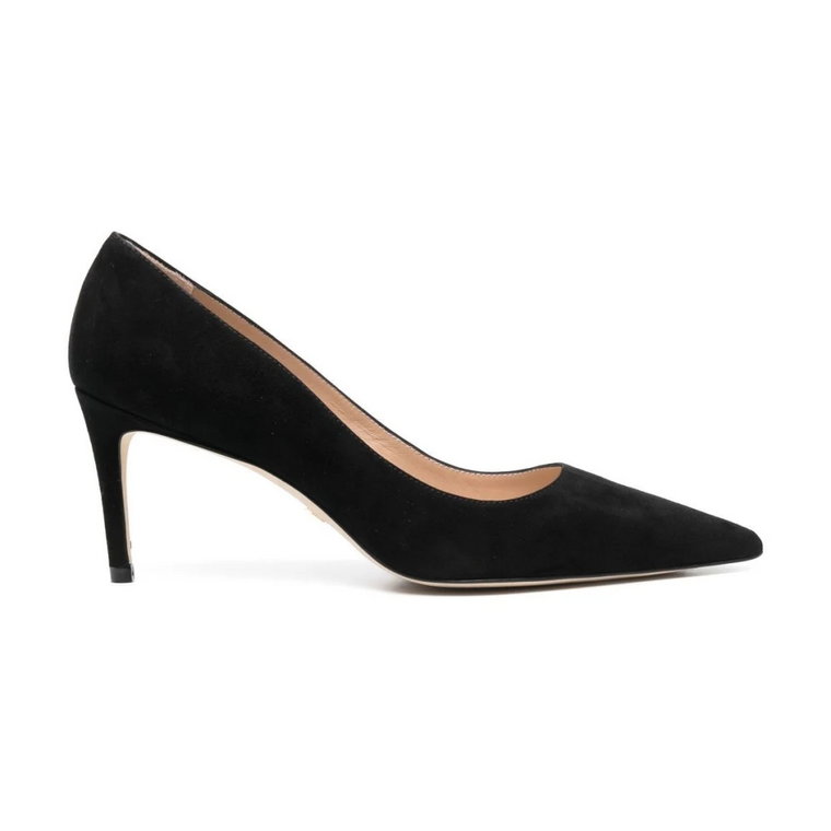 Stuart Weitzman With Heel Czarny Stuart Weitzman