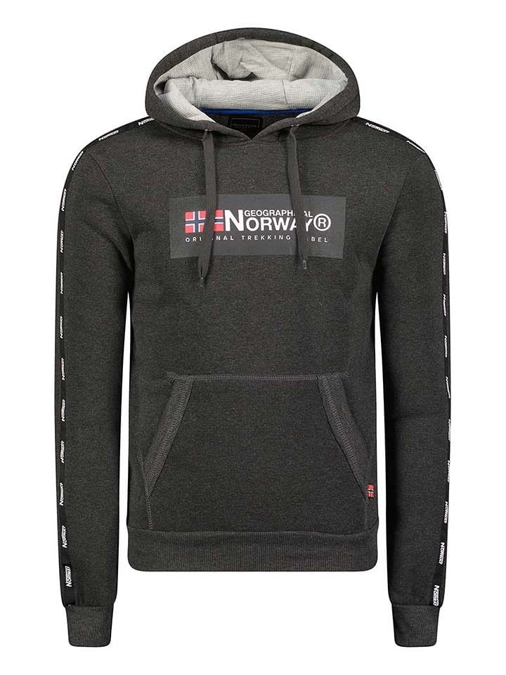 Geographical Norway Bluza "Gathlete" w kolorze antracytowym