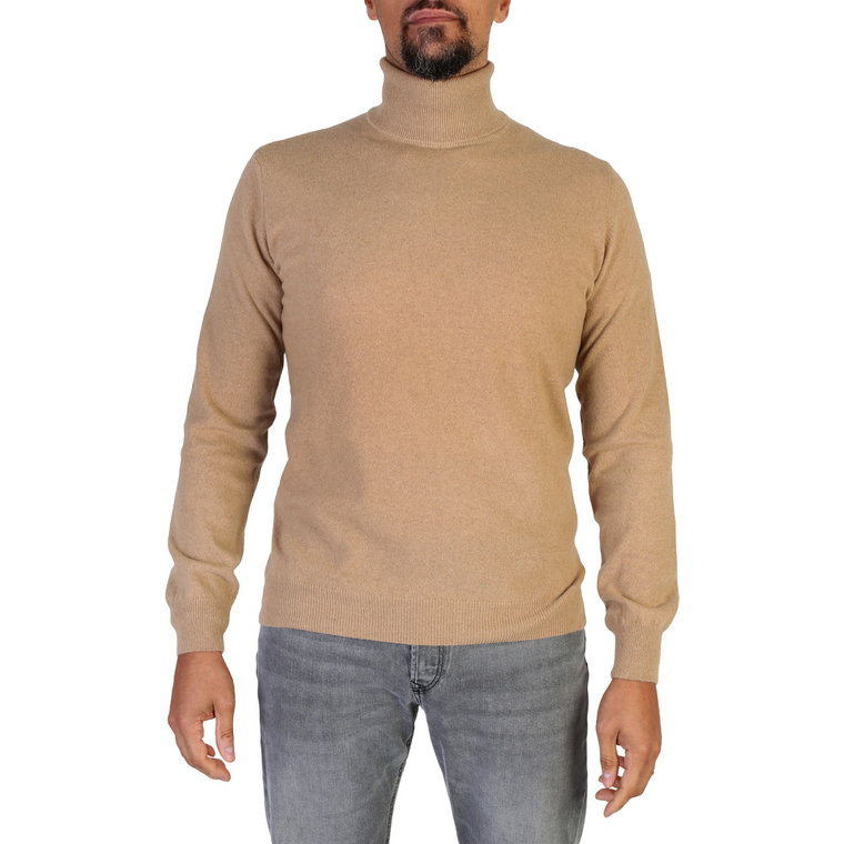 Swetry marki 100% Cashmere model UA-FF12 kolor Zielony. Odzież męska. Sezon: Jesień/Zima