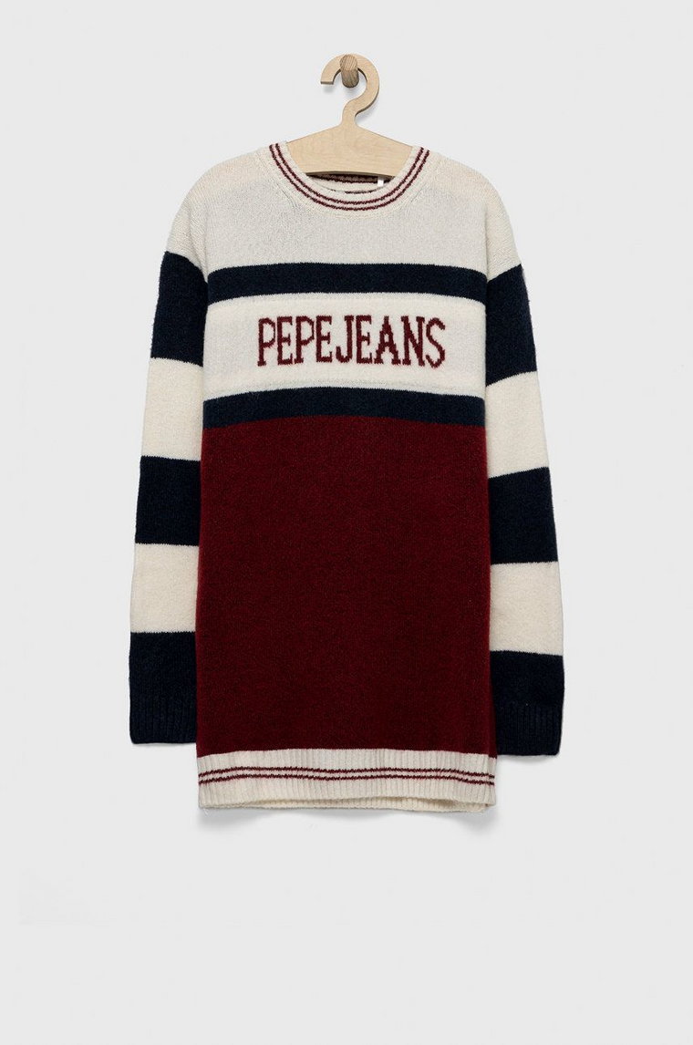 Pepe Jeans sukienka dziecięca mini oversize