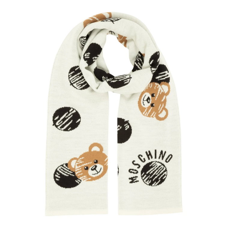Teddy Bear Wool scarf Moschino