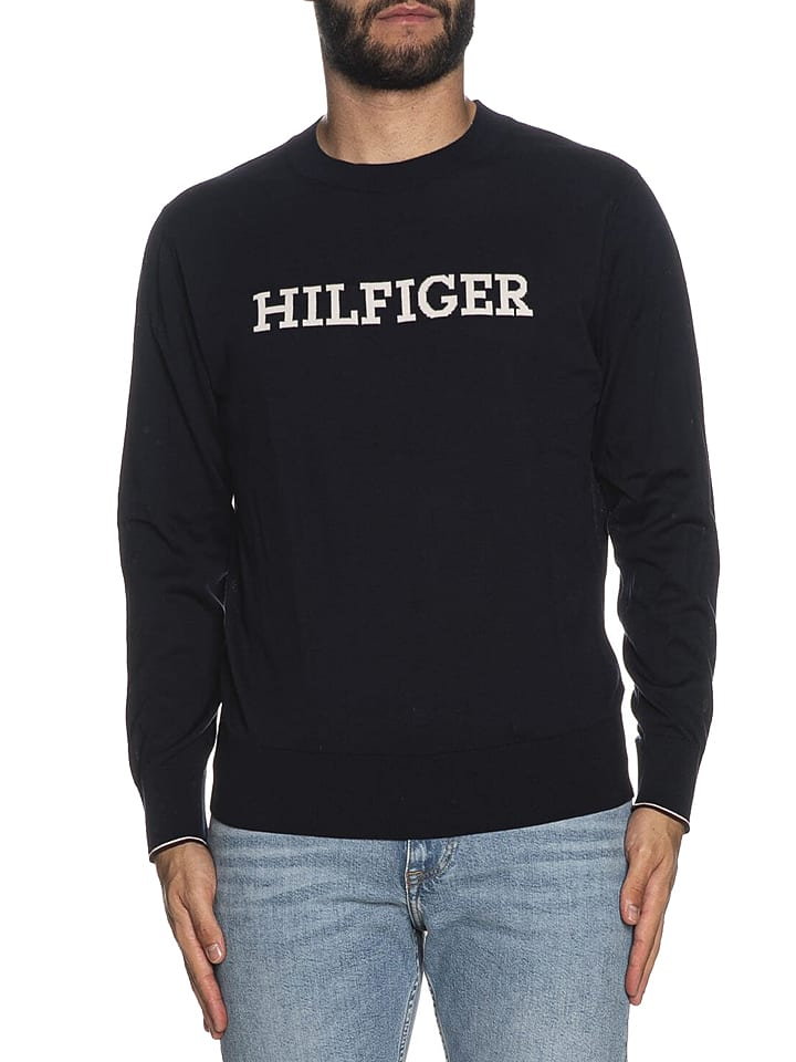 Tommy Hilfiger Sweter w kolorze granatowym