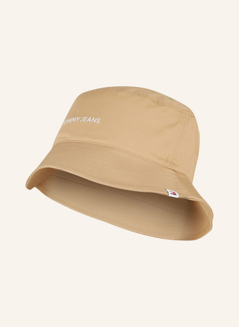 Tommy Jeans Czapka Rybacka beige