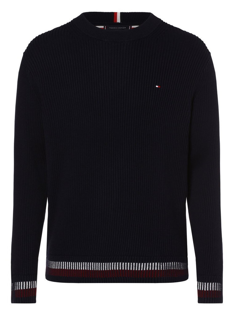 Tommy Hilfiger - Sweter męski, niebieski