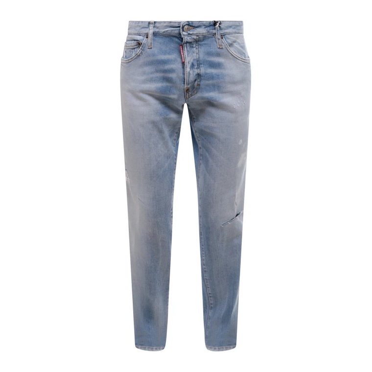 Modne niebieskie jeansy Aw23 Dsquared2