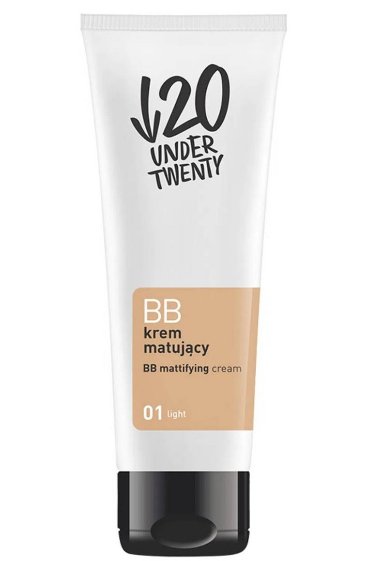 Under Twenty Krem matujący BB 01 Light 60ml