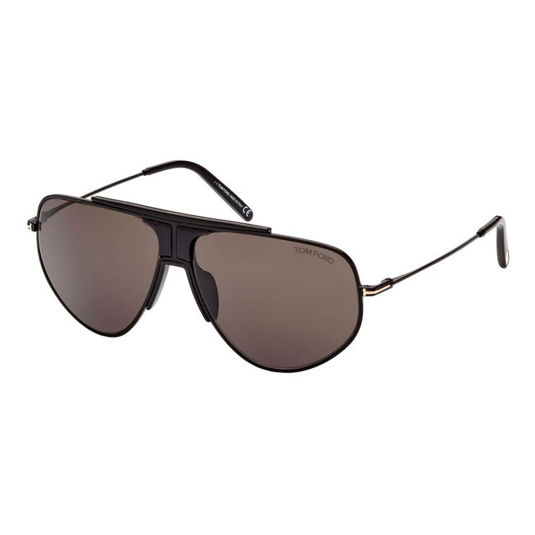 Matte Black/Smoke Okulary przeciwsłoneczne Addison FT 0928 Tom Ford