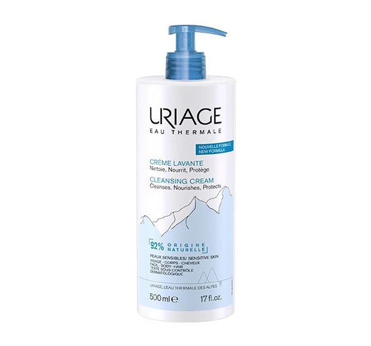 Uriage Eau Thermale Creme Lavante odżywczy krem do mycia twarzy i ciała 500ml