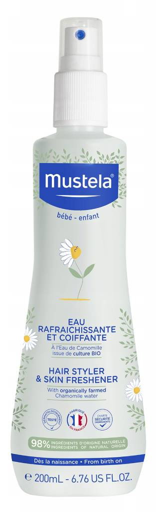 Mustela - Odświeżający spray ułatwiający rozczesywanie włosów 200ml