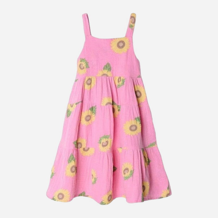 Sukienka dziecięca dla dziewczynki Cool Club CCG2413369 128 cm Różowa (5903977347329). Sukienki na ramiączkach dziewczęce