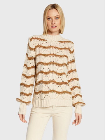 Sweter Fraya 20611172 Beżowy Regular Fit