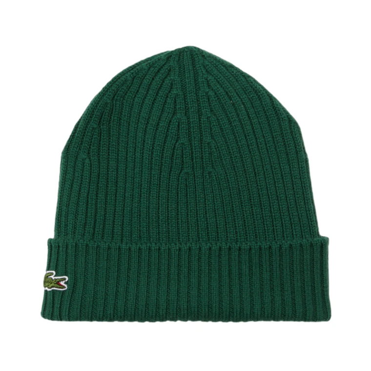 Zielone czapki dla mężczyzn Lacoste