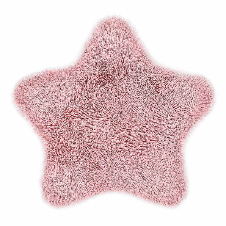 Dywanik łazienkowy DOMAREX Soft Star, 60x60 cm, różowy