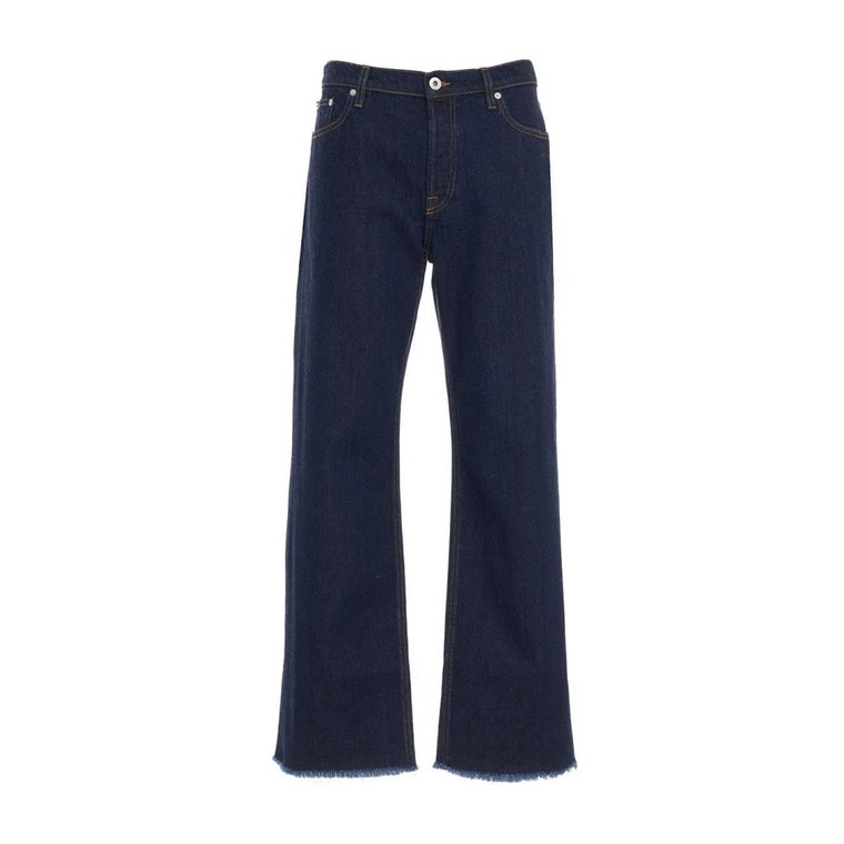 Stylowe Niebieskie Jeansy dla Mężczyzn Lanvin