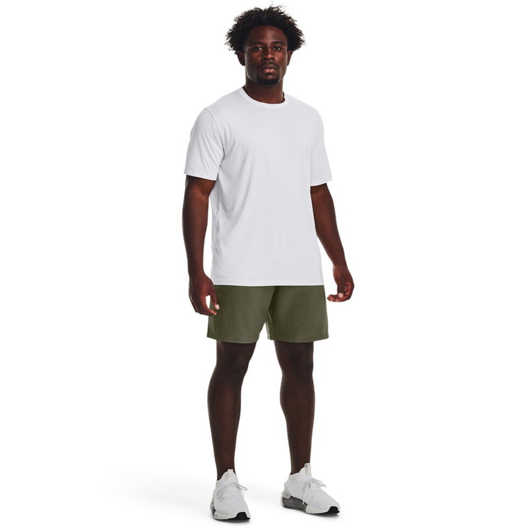 Męskie spodenki treningowe UNDER ARMOUR UA Woven Graphic Shorts - oliwkowe/khaki